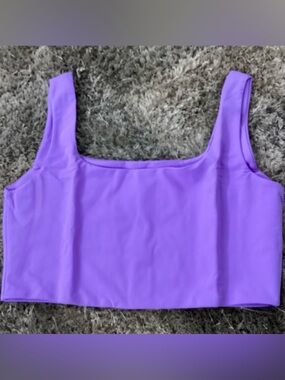 Square-Neck  Top - Wisteria 🦄 🪻